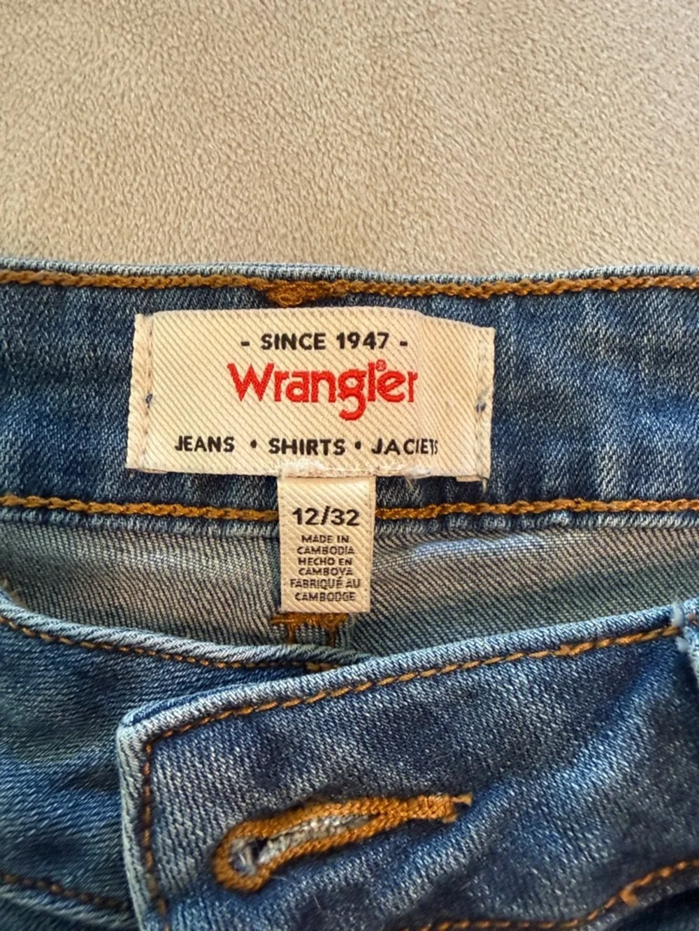Wrangler Light Blue Boot Cut Jeans - Picture 2 of 3
